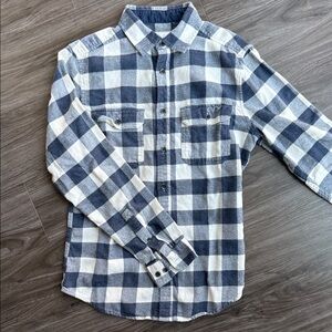 Goodfellow & Co Navy and White Checkered Men's Shirt